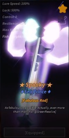 Fabulous Rod in Fisch with stats
