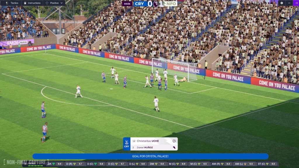 Football Manager 26 Crystal Palace Gameplay