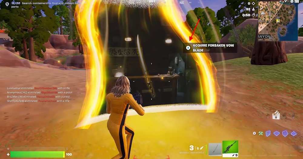 Fortnite Chapter 7 Forsaken Vow Blade rift