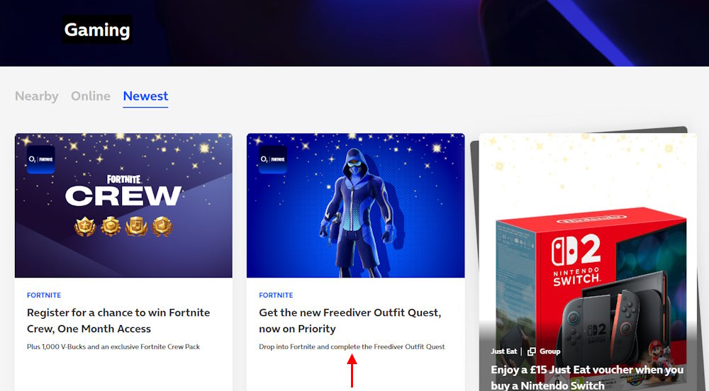 Freediver outfit quest