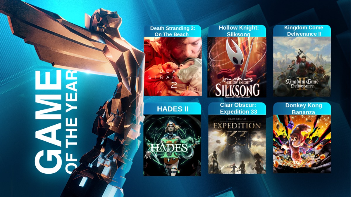 Todos los juegos nominados al Juego del Año 2025