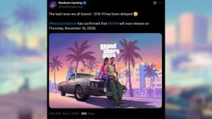 GTA 6 Delayed Again, Now Releases in November 2026 | Beebom