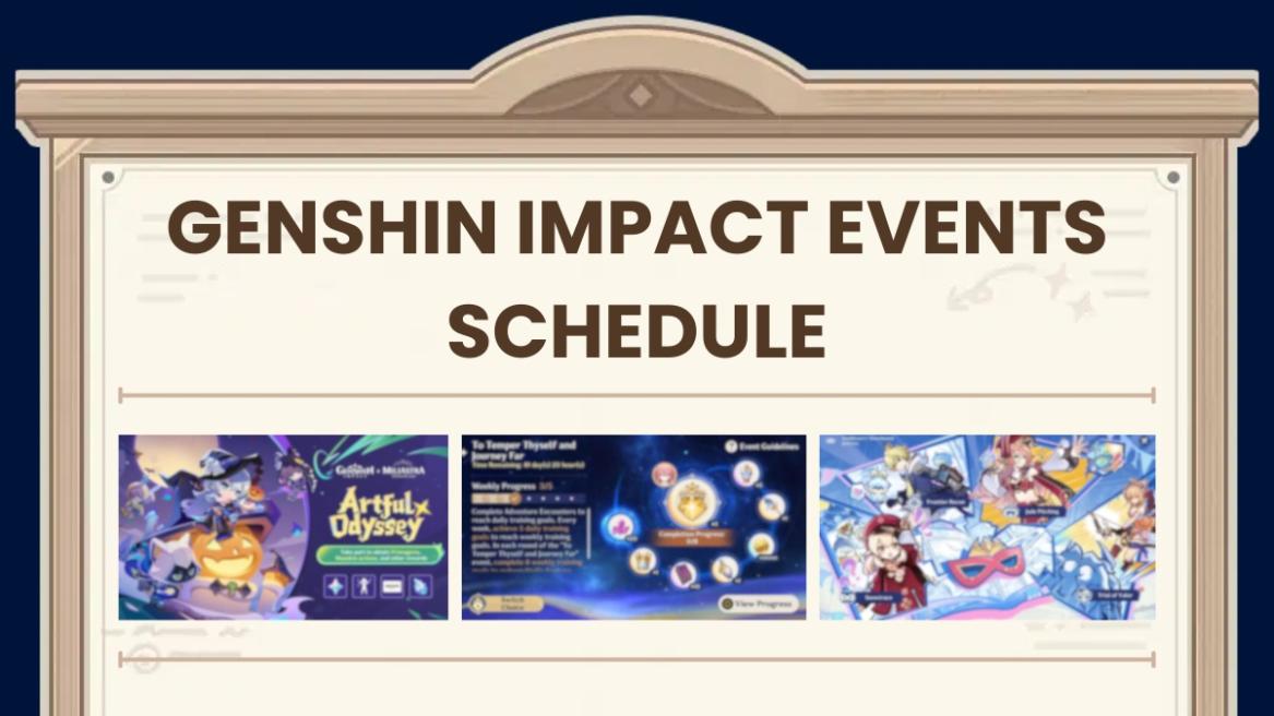 Genshin Impact Event Schedule