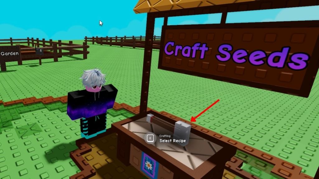 How to Craft items at the seed Crafting Station