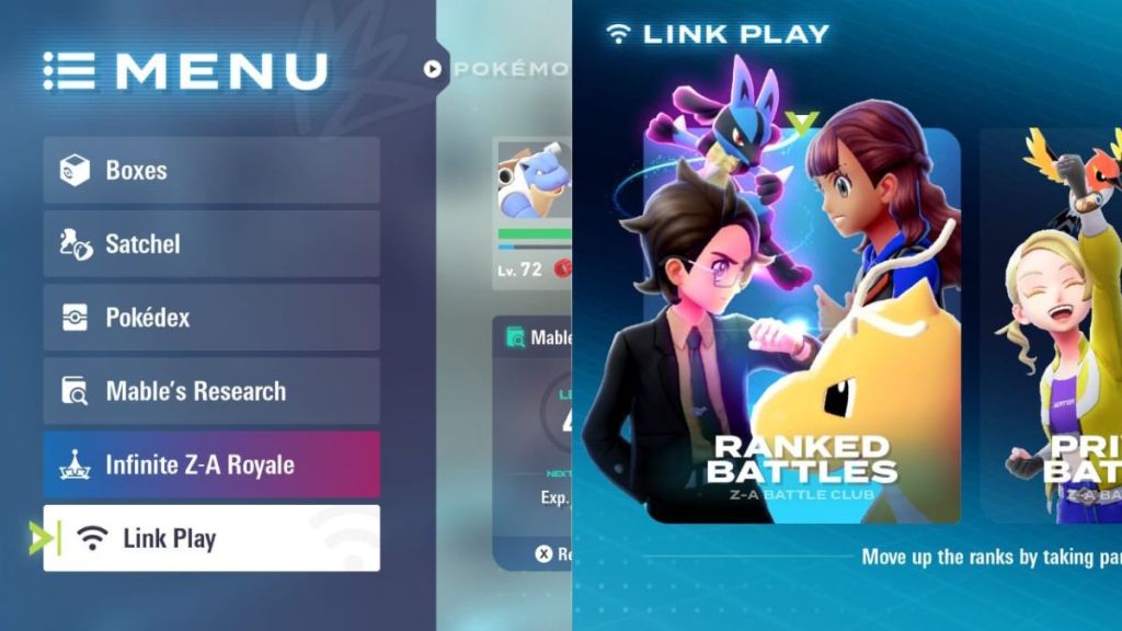 How to Play a Ranked Match in Pokemon Legends ZA