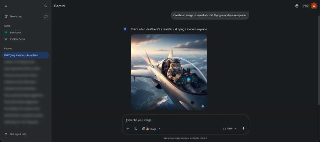 Image Generation showing how to use AI to create Images