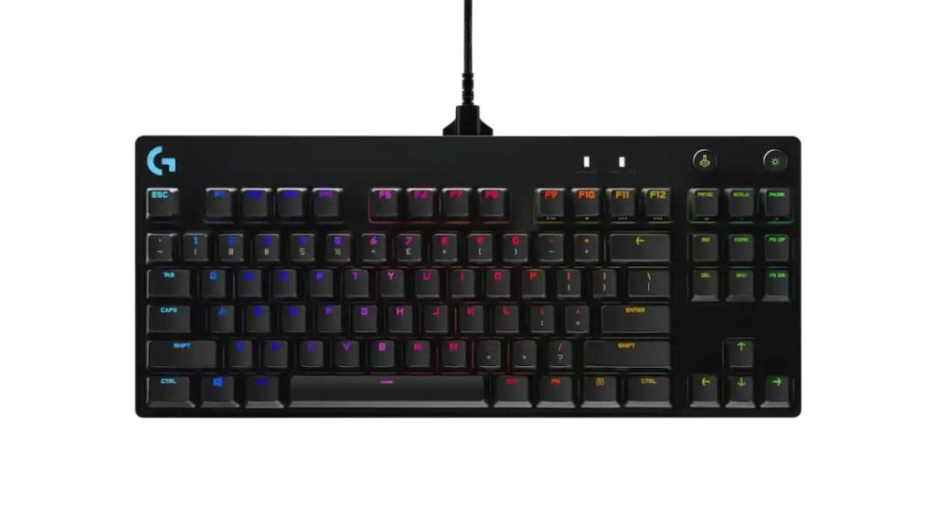 Logitech G PRO TKL Wired Mechanical GX Blue Clicky Switch Gaming Keyboard Cyber Monday