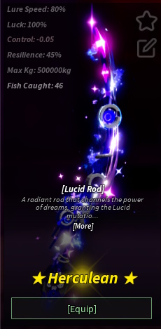 Lucid Rod Stats