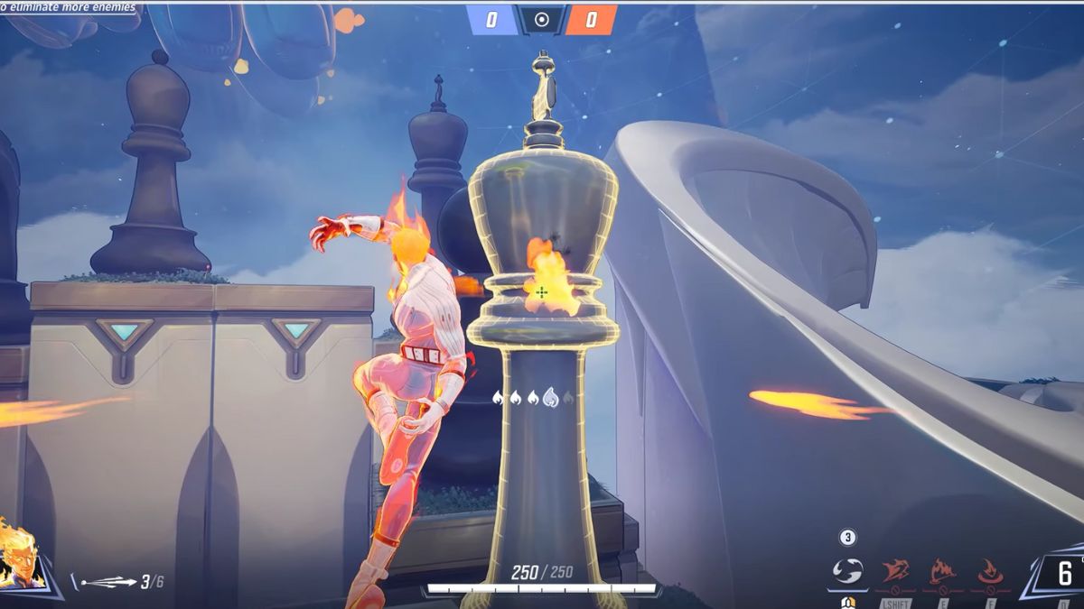 Attacking chess piece in Marvel Rivals