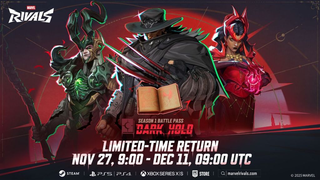 Marvel Rivals Dark Hold Battle Pass Costumes