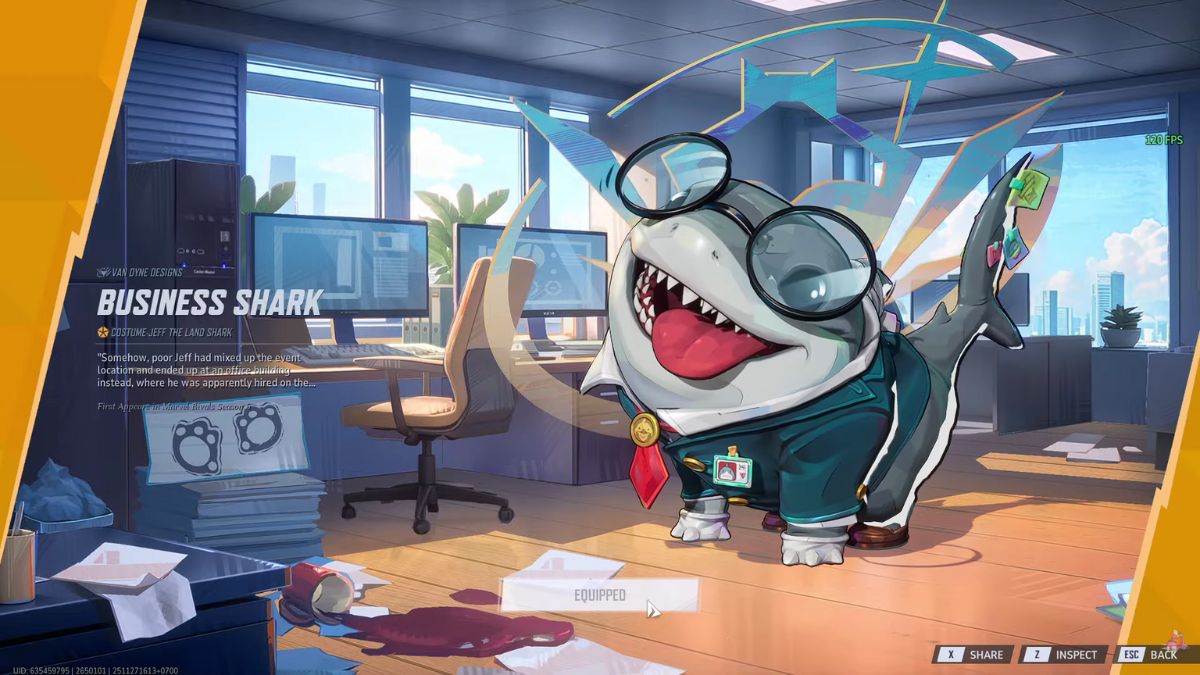 Marvel Rivals Jeff Business Shark skin