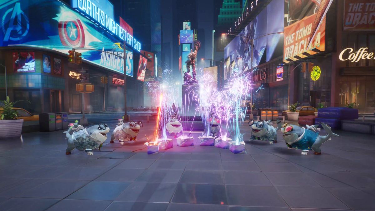 Marvel Rivals Anniversary Celebrations in Times Square hub