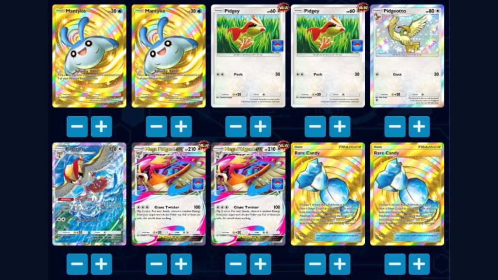Mega Pidgeot EX Solo Deck