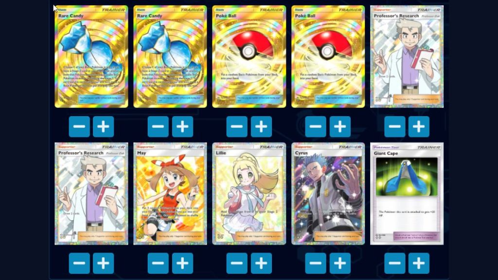 Mega Pidgeot EX and Suicune EX Deck
