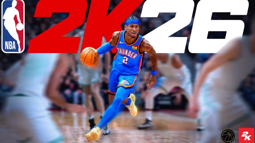 NBA 2K26 key art