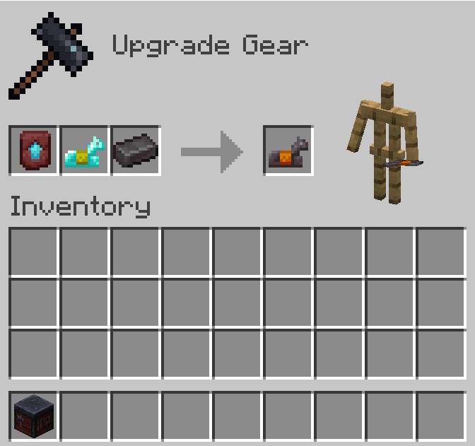 Netherite Horse Armor Upgrade Minecraft