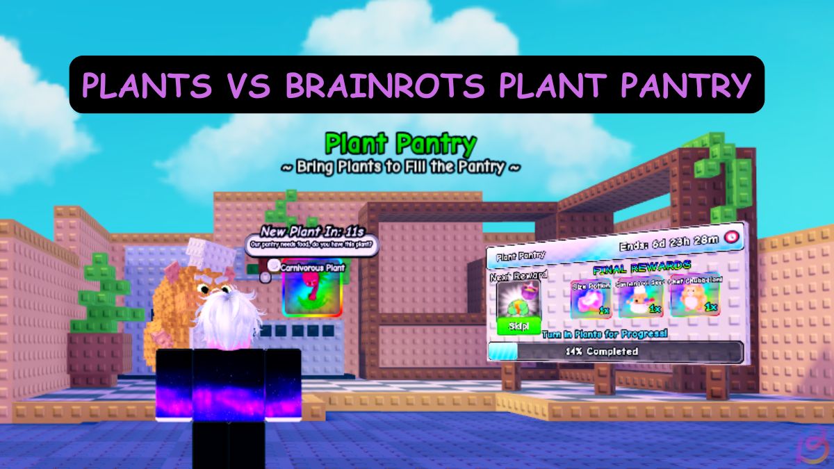 PLANTS VS BRAINROTS PLANT PANTRY