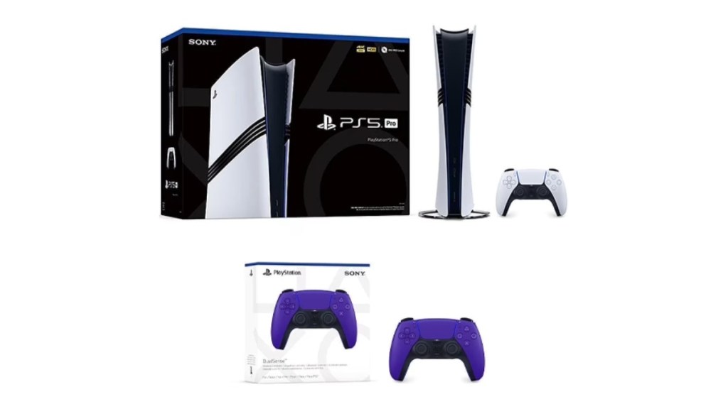 PS5 Pro Console + DualSense Wireless Controller Galactic Purple Black Friday 2025