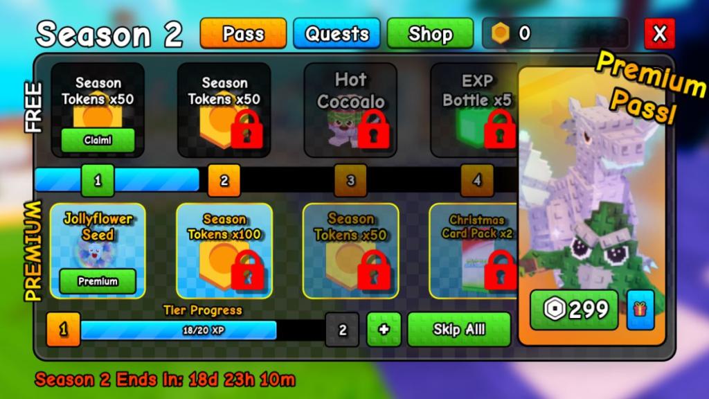 Plants vs Brainrots Season 2 Pass