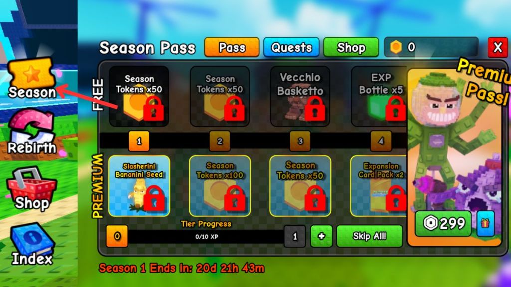 Plants vs Brainrots Season Pass