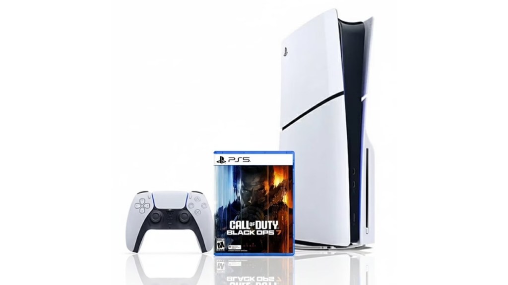 PlayStation 5 Slim Console + Call of Duty Black Ops 7 Black Friday 2025 deal