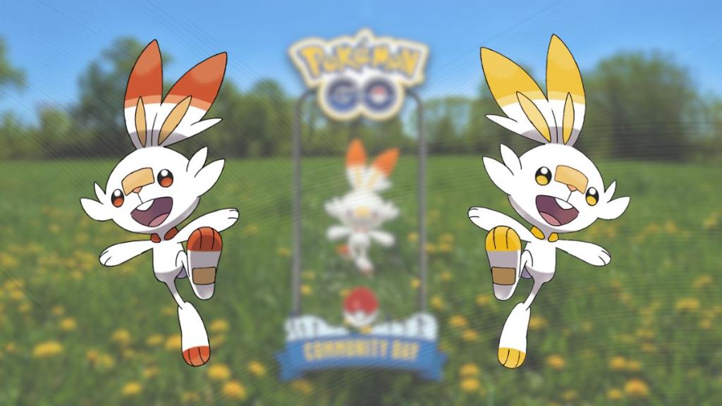 Pokemon GO Scorbunny and its shiny