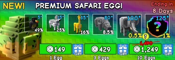 Premium Safari Egg