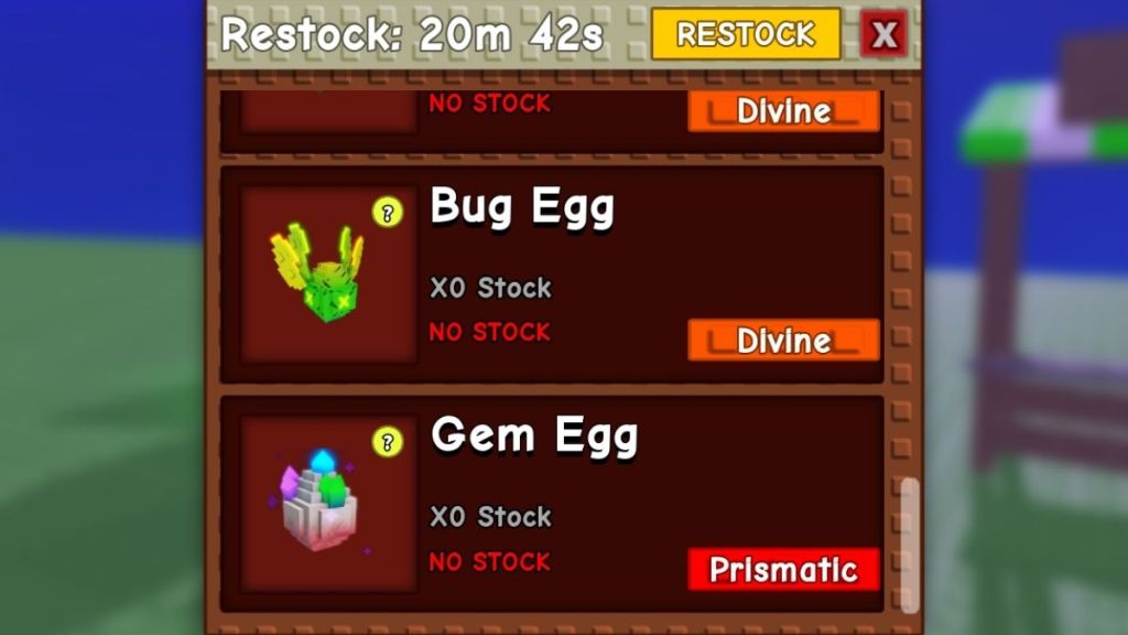 Purchase Gem Egg from Pet Egg Shop Grow a Garrden
