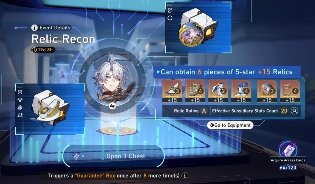Relic Recon Honkai Star Rail event