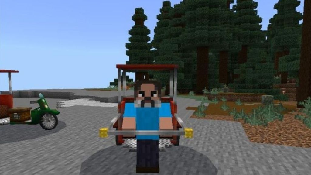 Rickshaw Mod Minecraft PE