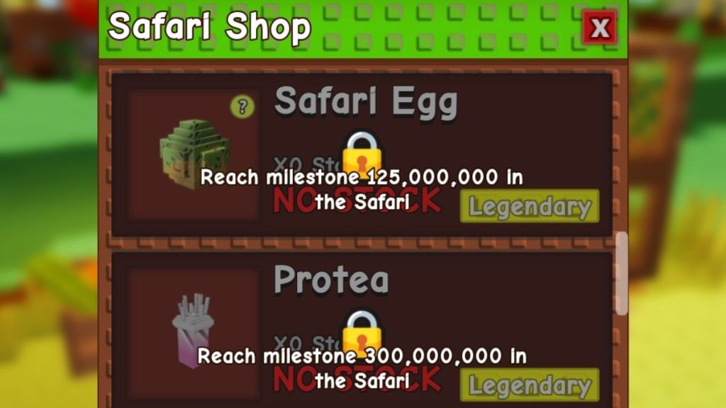 Safari Egg in Safari Shop