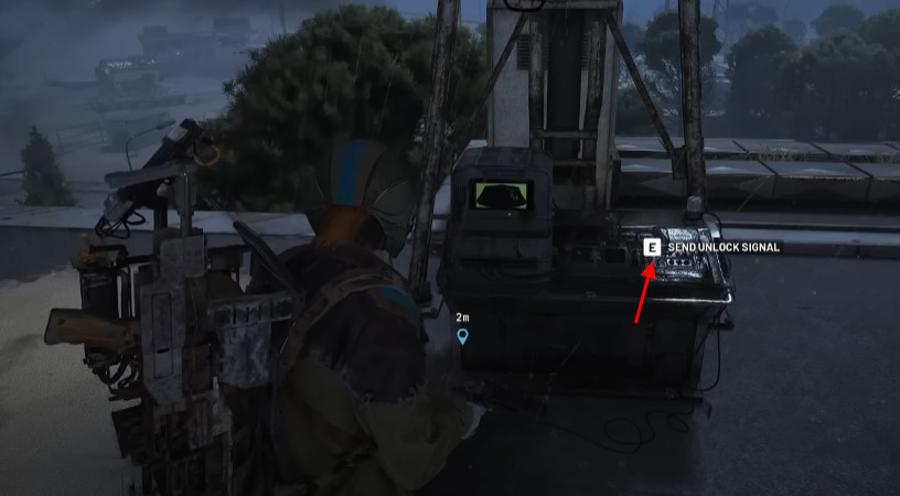 Send unlock signal Arc