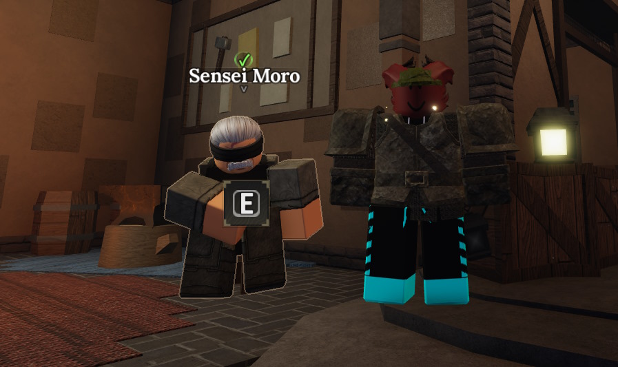 Sensei Moro in the Forge