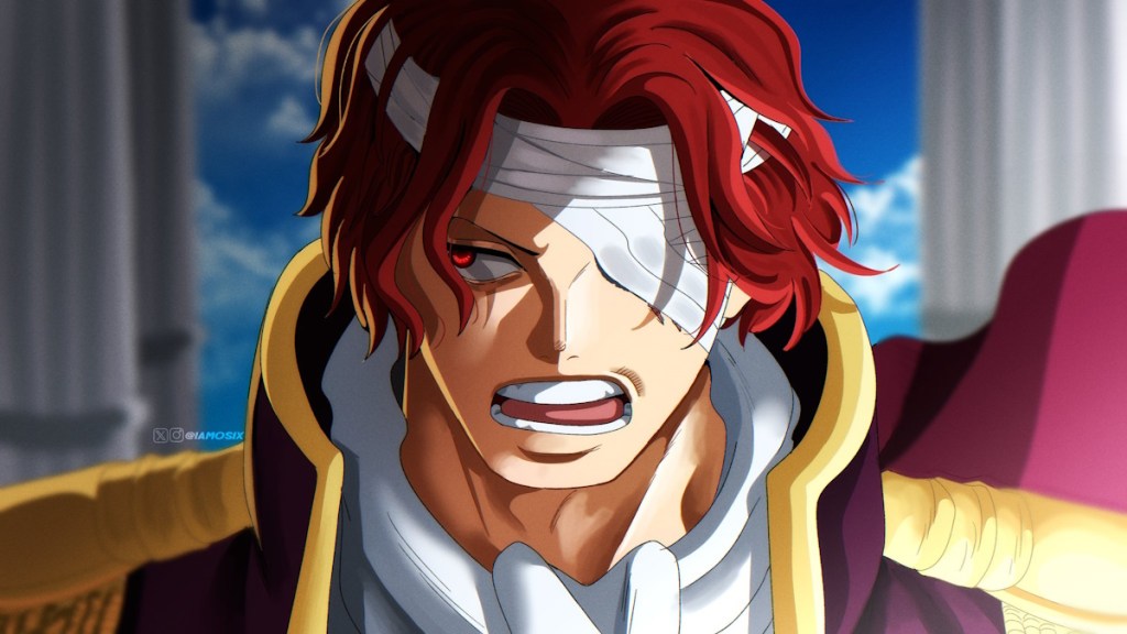 Shanks as a God's Knight in One Piece