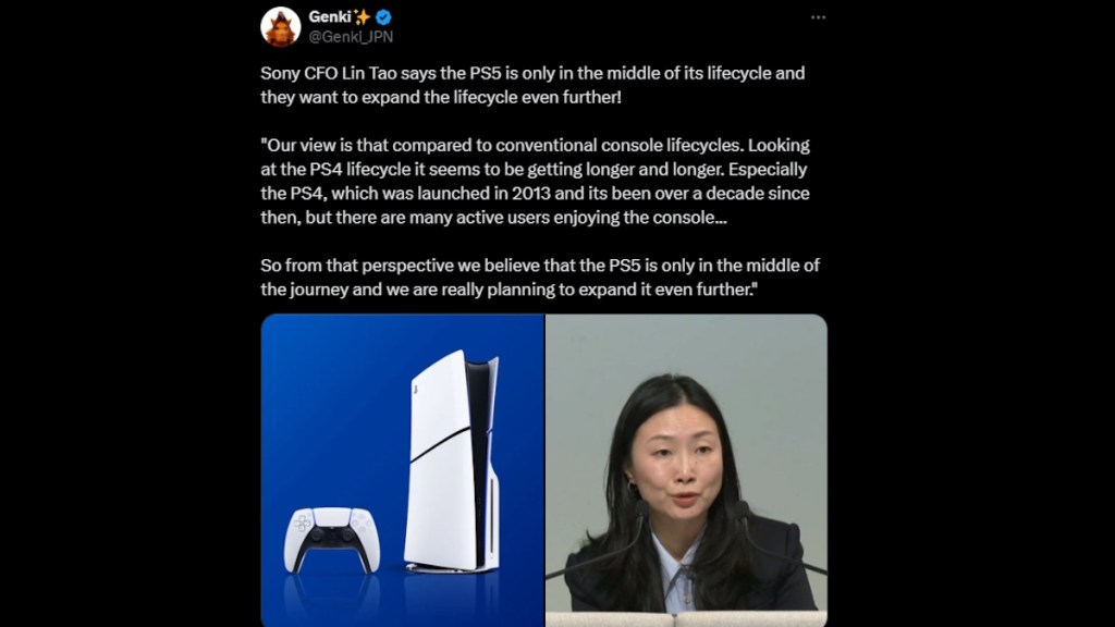 Sony Believes PS5 is only in the middle of its lifecycle