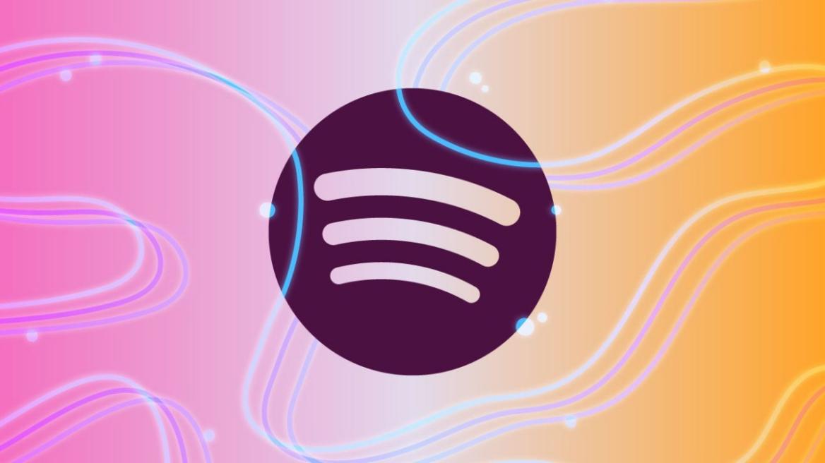Spotify Logo on a whimsical background