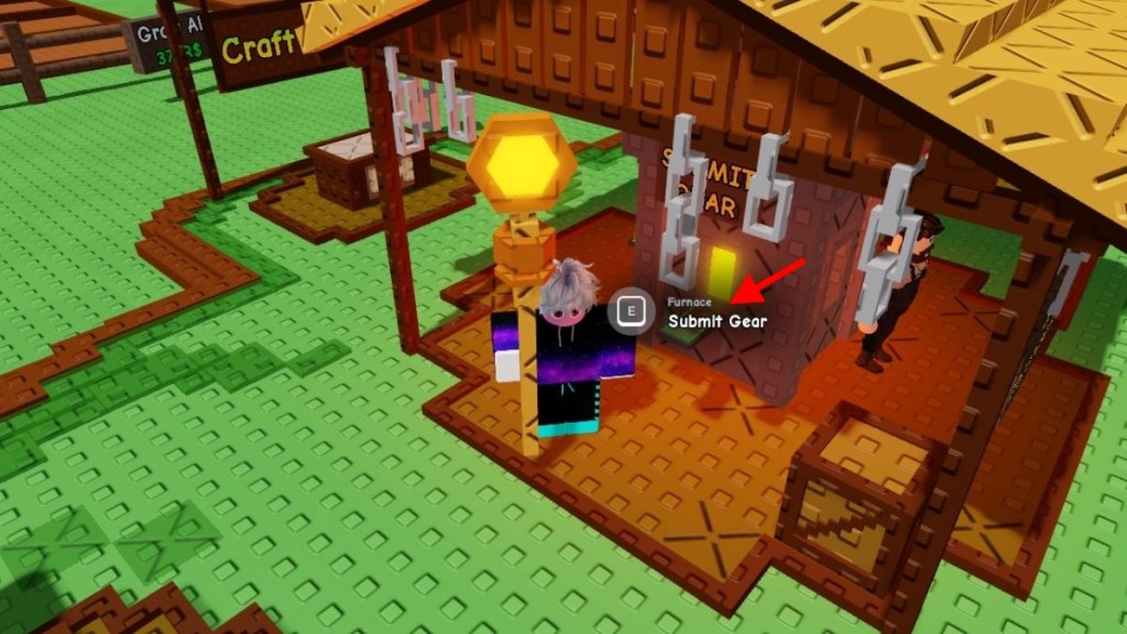 Submit Gears to Smithing Furnace Grow a Garden