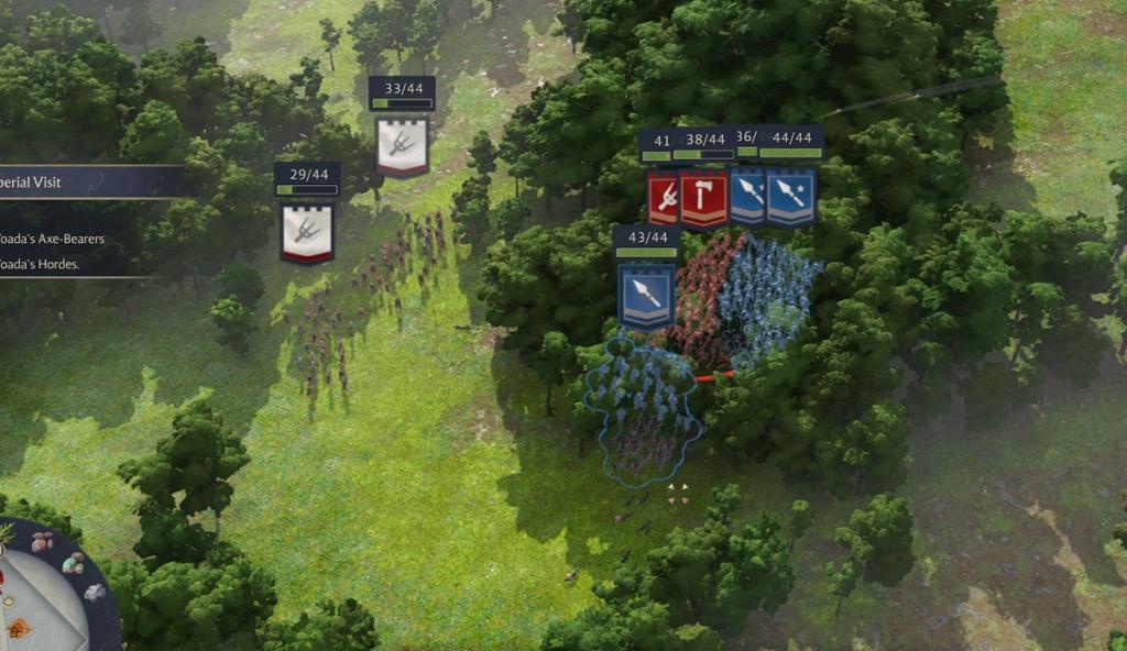 Swarming enemies in ANNO 117 PAX Romana