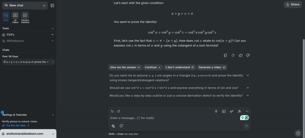 Thetawise AI maths solver