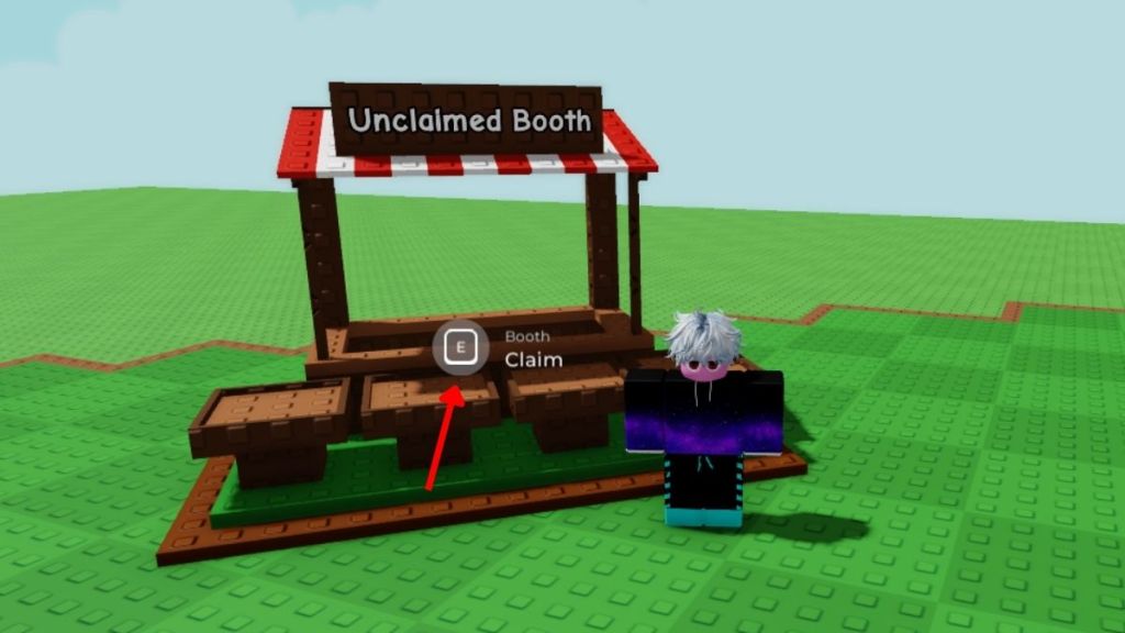 Unclaimed booth at Farmers Market in Grow a Garden