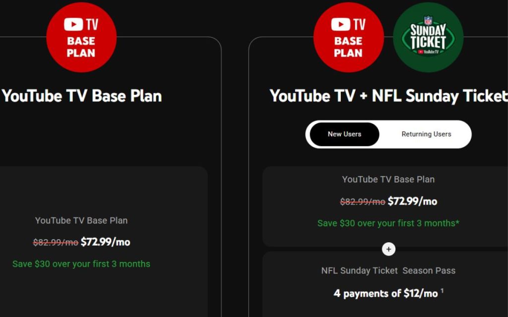 YouTube TV Black friday deals