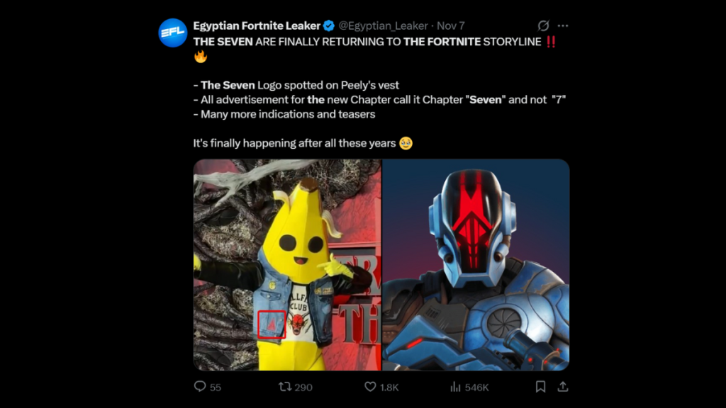 Fortnite Chapter 7 The Seven