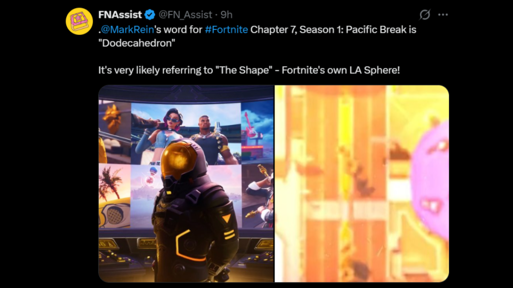 Fortnite Chapter 7 Shape