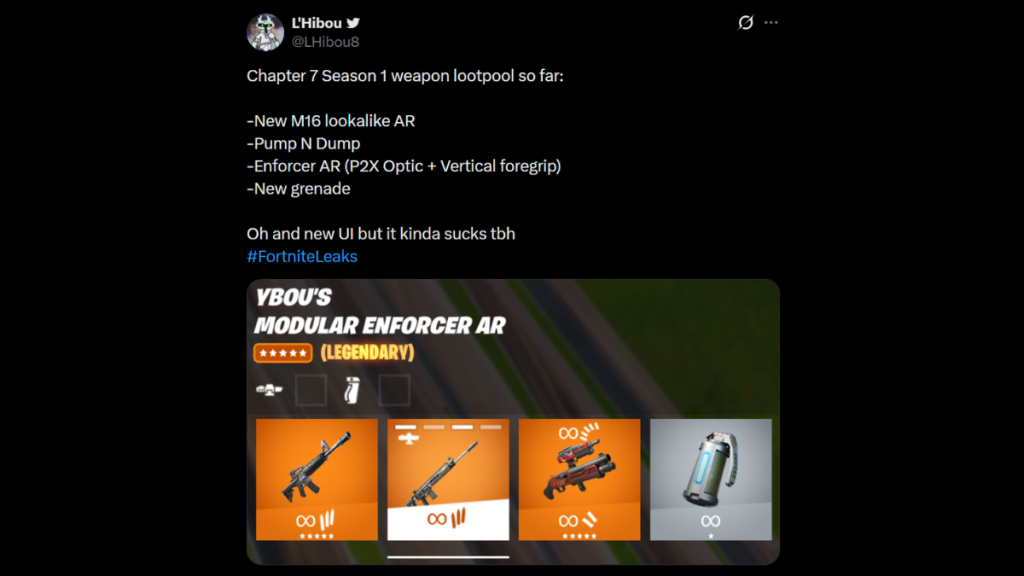 Fortnite Chapter 7 Loot