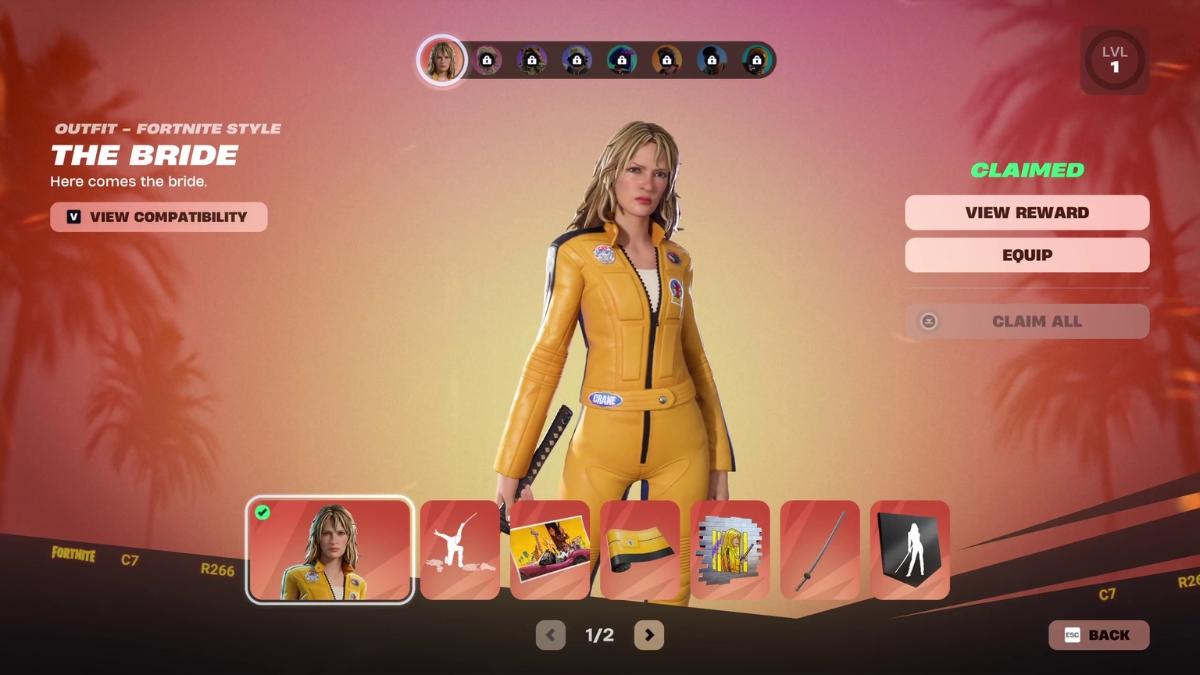 Fortnite Chapter 7 Season 1 Battle Pass: All Rewards and How to Get ...