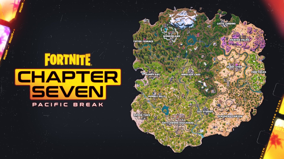 Fortnite Chapter 7 Season 1 Map Changes And New POIs Beebom 