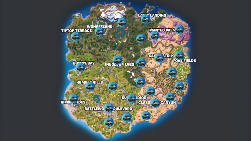 Fortnite Reboot Van Drivable Map