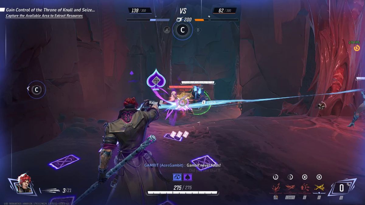 Gambit Ability 8 in Marvel Rivals