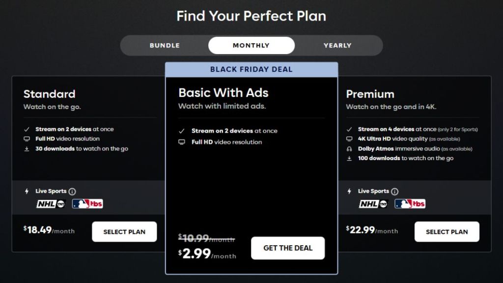 HBO Max Black Friday Deal 2025