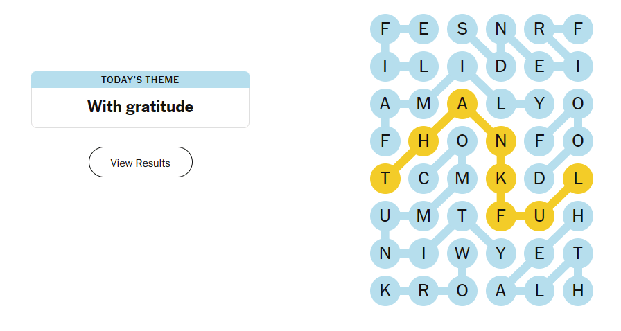 strands hint and answer november 27 2025